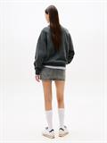 TJW BXY LEOPARD VARSITY CREW black