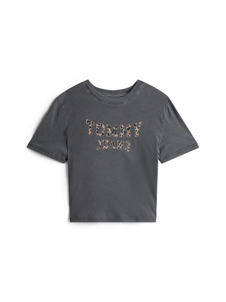 TJW BXY LEOPARD VARSITY TEE black