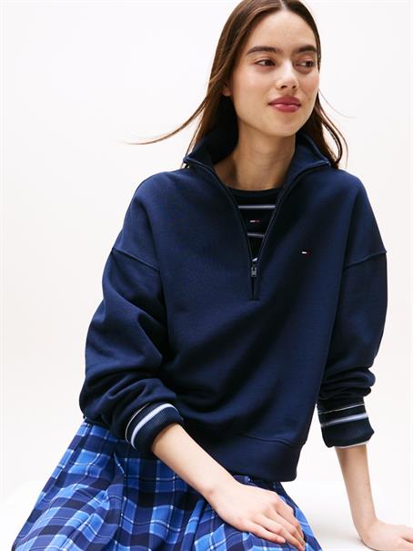 TJW BXY S-FLAG 1/4 ZIP dark night navy