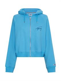 TJW BXY SIGNATURE ZIP HOODIE blue crush