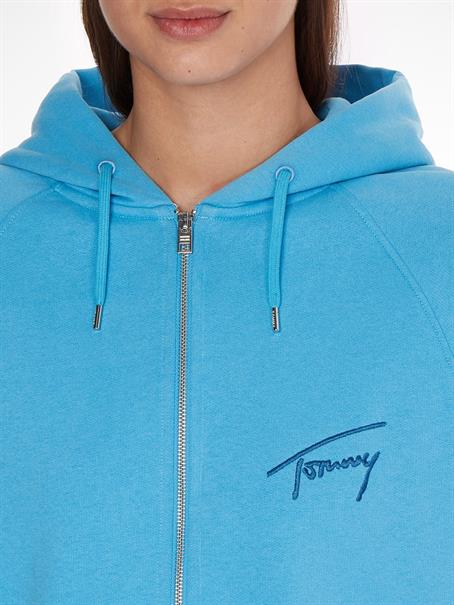 TJW BXY SIGNATURE ZIP HOODIE blue crush