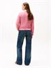 TJW CABLE ESSENTIAL SWEATER mystic pink