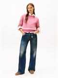 TJW CABLE ESSENTIAL SWEATER mystic pink