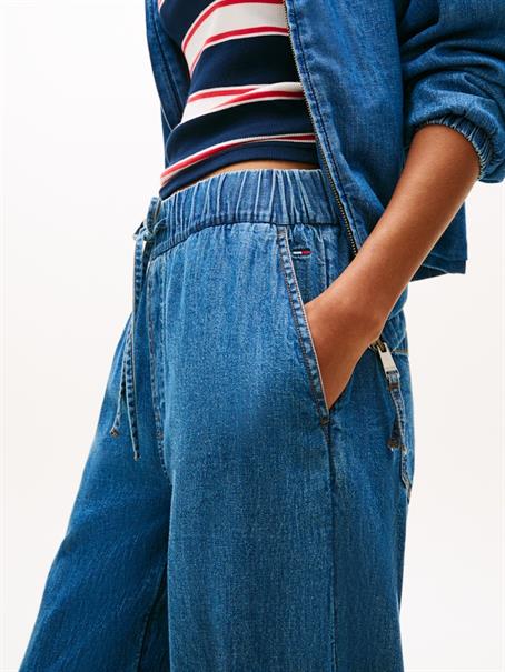 TJW CHAMBRAY PULL ON PANTS denim medium