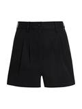 TJW CLAIRE HR PLEATED SHORTS black