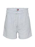 TJW COTTON LINEN SHORT colorado blue - stripe