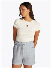 TJW COTTON LINEN SHORT colorado blue - stripe