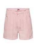 TJW COTTON LINEN SHORT precious pink - stripe