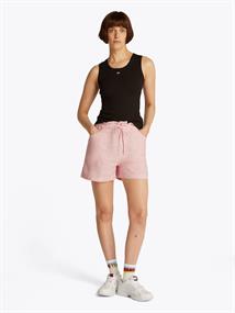 TJW COTTON LINEN SHORT precious pink - stripe