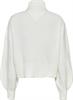 TJW CROP COLLEGE CABLE SWEATER ecru