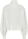 TJW CROP COLLEGE CABLE SWEATER ecru