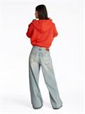 TJW CRP GMD SCRIPT HOODIE bright vermillion