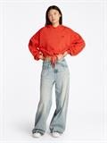 TJW CRP GMD SCRIPT HOODIE bright vermillion