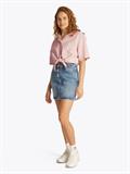 TJW CRP LINEN SS SHIRT precious pink-stripe