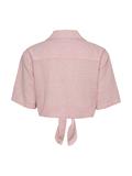 TJW CRP LINEN SS SHIRT precious pink-stripe