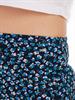 TJW DITSY FLORAL LACE MINI SKIRT blue ditsy floral print