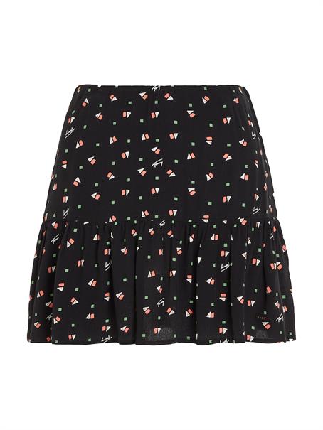 TJW DITSY GEO SUPER MINI SKIRT ditsy geo print