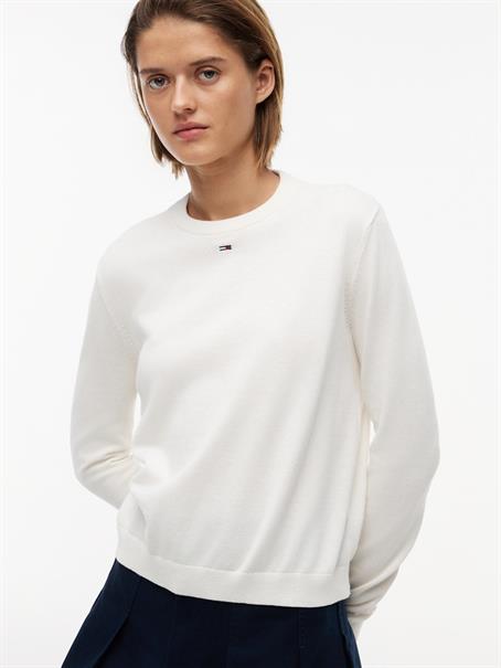 TJW ESSENTIAL CREW SWEATER EXT ancient white