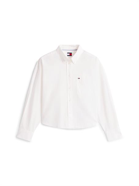 TJW ESSENTIAL CROP SHIRT ecru