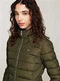 TJW ESSENTIAL HOODED DOWN COAT fatigue green