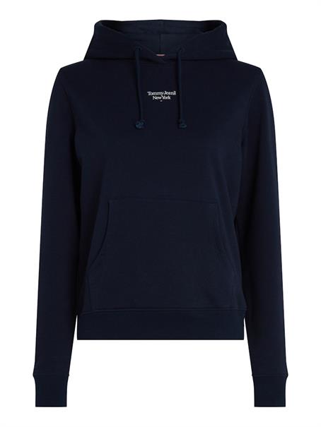 TJW ESSENTIAL LOGO 2 HOODIE dark night navy