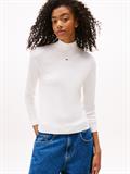TJW ESSENTIAL MOCK NECK ecru