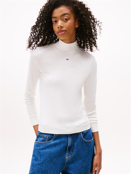 TJW ESSENTIAL MOCK NECK ecru