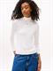 TJW ESSENTIAL MOCK NECK ecru