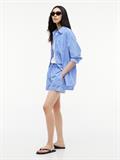 TJW ESSENTIAL POPLIN SHORTS EXT noble blue - stripe