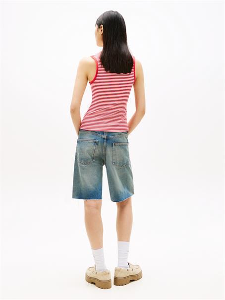 TJW ESSENTIAL RIB TANK EXT red alert - stripe