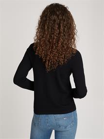 TJW ESSENTIAL TRTLNK SWEATER EXT black