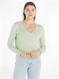 TJW ESSENTIAL VNECK SWEATER faded willow