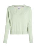 TJW ESSENTIAL VNECK SWEATER faded willow