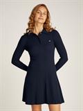 TJW F&F POLO CABLE SWEATER DRESS dark night navy