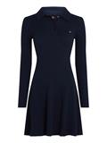 TJW F&F POLO CABLE SWEATER DRESS dark night navy