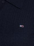 TJW F&F POLO CABLE SWEATER DRESS dark night navy