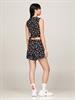 TJW FLORAL RUFFLE WRAP TOP EXT spring floral
