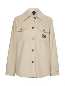 TJW FRONT POCKET BADGE SHACKET savannah sand