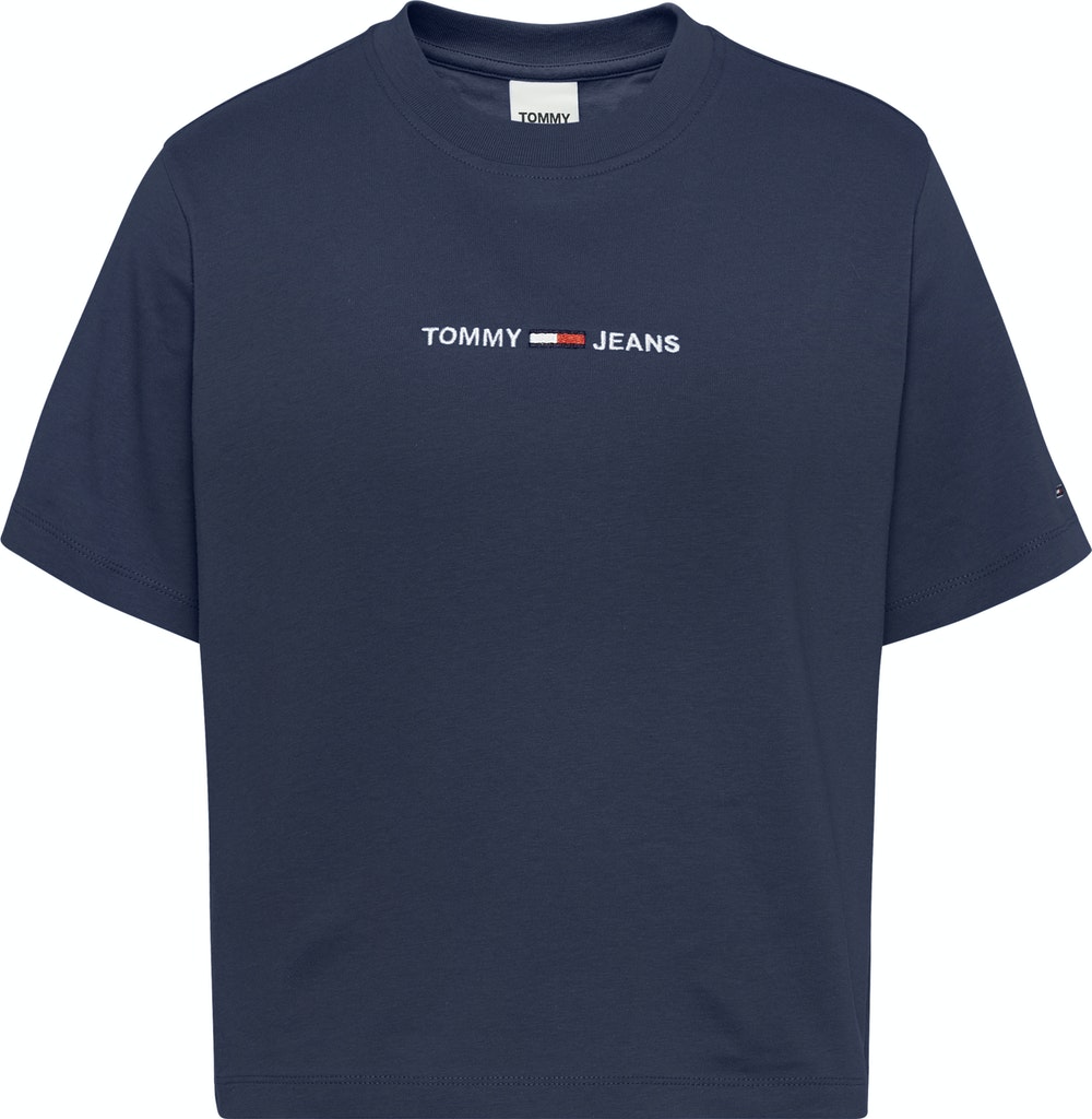 Tommy Jeans Damen T-Shirt Dw0dw10057 Twilight Navy