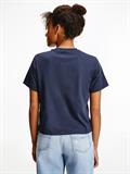 TJW LINEAR LOGO TEE twilight navy