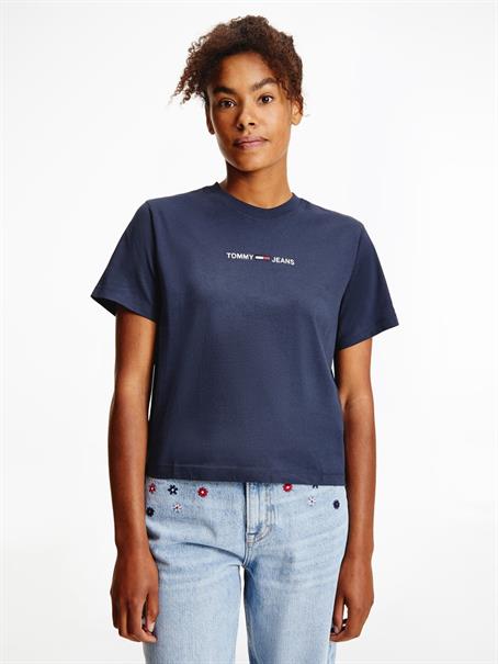 TJW LINEAR LOGO TEE twilight navy