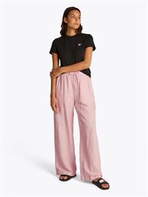 TJW LINEN PANT precious pink - stripe