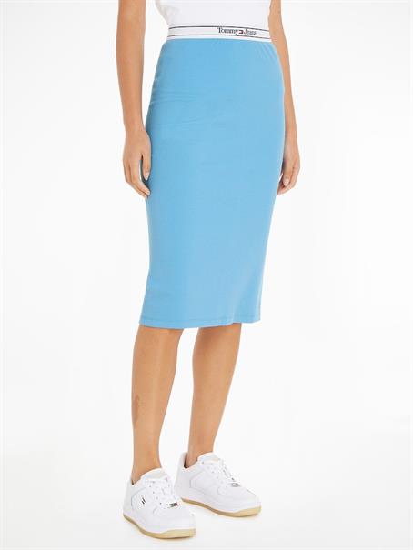 TJW LOGO WAISTBAND RIBBED SKIRT skysail