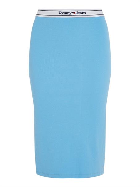 TJW LOGO WAISTBAND RIBBED SKIRT skysail