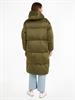 TJW LONG SATIN PUFFER drab olive green