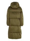 TJW LONG SATIN PUFFER drab olive green