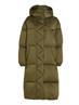 TJW LONG SATIN PUFFER drab olive green