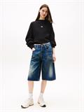 TJW MOCKNECK BADGE SWEATER black