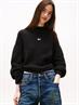 TJW MOCKNECK BADGE SWEATER black