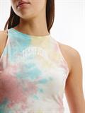 TJW MULTI TIE DYE SKATER DRESS tie dye multi